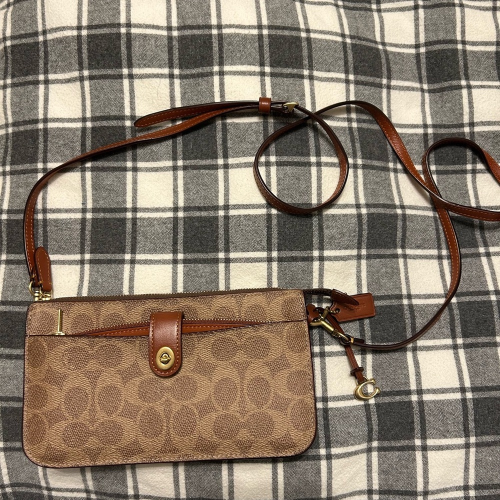Brown Leather Crossbody Bag